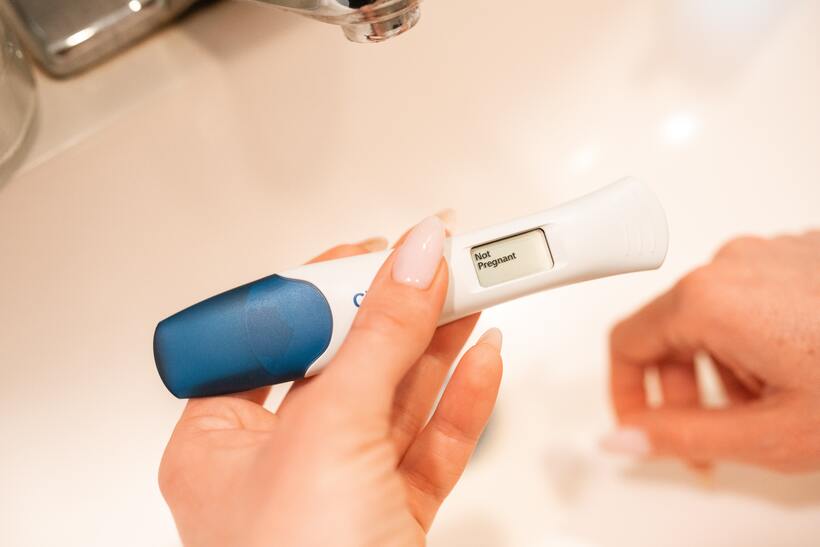 What if the pregnancy test is negative